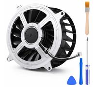 23-Blade Cooling Fan Replacement for PS5 Standard Edition, Quiet Internal Fan with Full Opening Tool Kit (T8 Screwdriver, Cleaning Brush, Pry Tools & Spudgers)