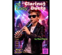 23 Clarinet Duets: Book 1 - Easy (FUNK, BLUES, JAZZ, LATIN, ROCK)