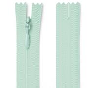 23 cm / 9 Inch Pale Aqua Invisible Zip - Nylon Closed-End Concealed Zipper for Dressmaking, Skirts, Cushions, Bridal & Alterations - Giddy Square