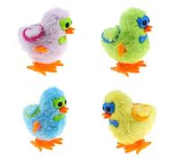 ,23 Cm Cuddly Chicken Toy Soft Fabric Squeaky Sound Adorable Design Perfect For Kids Collection Or,23 Cm (Green, 8x8x7cm)