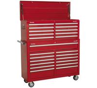 23 Drawer Combination Tool Chest - Red Mobile Storage Solution For Professionals And Diyers