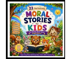 23 Heartwarming Moral Stories for Kids: Fun Bedtime Stories That Teach Kindness, Honesty, Courage, Friendship, Gratitude, and Good Values for Children Ages 3-8