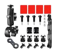 23 in 1 Motorcycle Action Camera Accessories Kit compatible with GoPro Hero 13 and Hero 9-12, DJI Osmo Action 2, 3, 4, Pro 5, Insta360 Ace Pro/Ace Pro 2 Akaso and other Sports Cameras