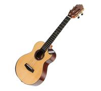23 Inch 18 Frets Solid Spruce Top Rosewood Fingerboard Ukulele Guitar Strings Instruments Ukelele for Beginner (Color : Acoustic)