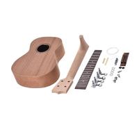 23 Inch DIY Ukulele Kit Sapele Wood Body Rosewood Fingerboard W/Tuning Pegs String Bridge Nut Hawaii Guitar Ukulele Starter Kit
