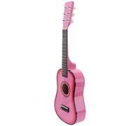 23 Inch Guitar, 6 String Vintage Style Acoustic Guitar,Kid Instruments,for Kids Beginner (Pink)
