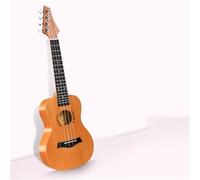 23 Inch Portable Rock Style Solid Top Ukulele Set For Beginners And Adults Ukulele Beginners(Natural wood color)