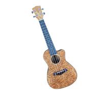 23 Inch Quilted Ash Body Composite Wood Fingerboard Concert Ukulele Guitar Music Instrument Ukelele for Beginner