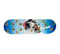 23 inch Skateboards for Juniors, Cruiser Skateboard for Girls Boys Teens Adults Beginners, Mini Skateboards Classic Complete Skate Board (S2_Shark and Butterfly)
