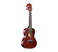 23-inch Ukulele Acoustic Ukulele Kit With Bag Strings Strap Bridge Needle Capo Pick Tuner All Basswood For Beginner Ukulele Starter Kit(Coffee)