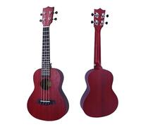 23-inch ukulele mahogany four-string colorful small guitar for beginners wooden ukulele Beginners Ukulele(Red)