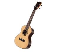23 Inches Concert Electric Ukulele Solid Spruce Top Rosewood Fingerboard 18 Frets Ukelele Guitar Ukelele for Beginner