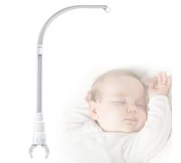 23 inches DIY Baby Crib Mobile Arm,Mobile arm for Crib,Nursery Mobile arm,Baby Mobile Hanger, The Claw Part Can be Adjusted Width,DIY Toy Decoration