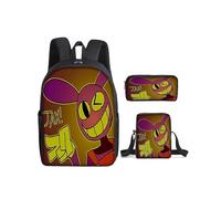 (23) MAZING DIGITAL CIRCUS Schoolbag THE AMAZING DIGITAL CIRCUS Elementary School Student Backpack Simple and Trendy Three-piece Set