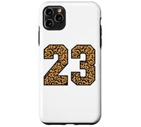 23 Number Leopard Twenty-Three Team Sports Varsity Matching Case for iPhone 11 Pro Max