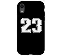 23 Number Twenty-Three Team Sports Graphic Varsity Matching Case for iPhone XR