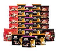 23-pack Variety Yumsu Instant Ramen Noodles Bundle Chicken Curry Special Chicken Beef Chilli Fire & Kimchi Flavours Authentic Asian Noodles Halal Quick & Easy Meal 70g each