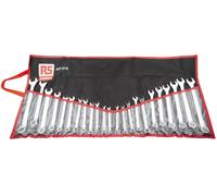 23 pcs Chrome-Vanadium Spanner Set 6-22mm Metric Mechanics Durable Garage Tools