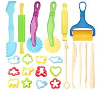 23 PCS Playdough Set Setplaydough Accessories, Play Dough Tools Smart Clay Dough Tools Playdough Tools, Rollers Cutters Extruders Kit, Play Dough is Family Friendly Small Toys Very Funny
