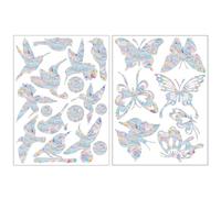 23 PCS Prism Window Stickers, Anti-Collision Rainbow Window Clings