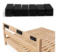 23 Pcs Wall Protector From Furniture, 10Pcs 0.6in Thick and 13Pcs 0.2in Thick Eva Foam Headboard Stoppers for Wall, Walls Protector for Couch Headboard Bumper (Black)