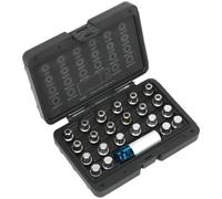 23-Piece Locking Wheel Nut Key Set For Dealers And Repair Centres