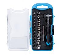 23 Piece Offset Ratchet Bit and Socket Set