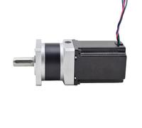 23 Stepper Motor W/Precision Planetary Gearbox Ratio 5:1/10:1 23 Geared Motor Φ14mm Output Shaft CNC 1Pcs(Ratio 10 to 1)
