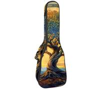 23" Ukulele Bag Magical Tree of Life Padding Carry Case Ukulele Cover with Storage and Thick Handle