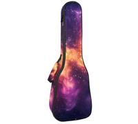 23" Ukulele Bag Stary Night Cosmos Universe Astronomy Padding Carry Case Ukulele Cover with Storage and Thick Handle