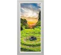 23" x 11" Picture Photo Frame for Portrait and Landscape 30x60cm Wall Mounted Frame Panoramic Picture Collage Picture Photo Frame (Silver)