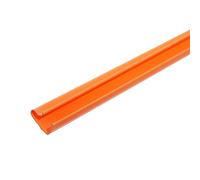 23 X SLATWALL|Slat|Slot|SLATTED Wall Board Plastic|PVC Clip|Slide|Push in Inserts (Orange)