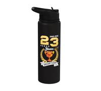 23 Years Dreamteam 2003 2026 23rd Wedding Anniversary Couple Stainless Steel Insulated Water Bottle