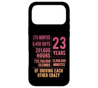23 Years Married Funny 23rd Wedding Anniversary Case for iPhone 17 Pro Max