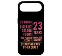23 Years Married Funny 23rd Wedding Anniversary Case for iPhone Air
