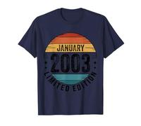 23 Years Old January 2003 Retro Vintage 23rd Birthday Boys T-Shirt