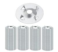 230 Pcs Insulation Fixings Washers,28mm Diameter Tile Backer Board，Galvanised Metal Claw Washers Easy To Fix Plasterboard,Foam,Insulation,Gypsum (28mm)