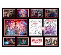 (230) Stranger Things Tv Show Cast Signed A4 Photograph (21 X 297 CM) Art Work Wall Art Display Great Gift Idea (REPRINT) #####