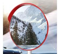 230° Wide Angle HD Convex Safety Mirror - Indoor/Outdoor Traffic Mirror for Parking Warehouse Intersection - Available in 30/45/60/75/80CM Sizes