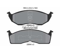 2304301 BRAKE PAD SET, DISC BRAKE TEXTAR