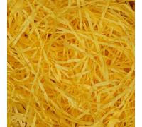 230g Yellow Shredded Tissue Paper for Gift Boxes and Bags, Ideal Hamper Filling and Packaging Filler Suitable for All Occasions