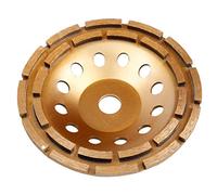 230mm Double Row Diamond Cup Grinding Wheel, Concrete Stone Grinder Polishing Disc for Floor Surface Smoothing, Abrasive Tool for Angle Grinder