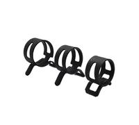 230pcs 6-18mm 6 Sizes Black Q673B Vacuum Spring Fuel Oil Water Hose Clip Pipe Tube for Band Clamp Metal Fastener