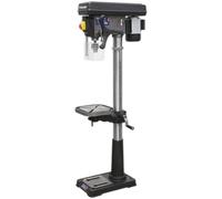 230V 16-Speed Floor Pillar Drill - 1610mm Height - 16mm Chuck - 600W Motor