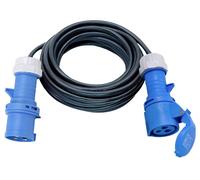 230V 16A 3-Pin CEE Industrial Extension Cable H07RN-F 3G1.5 IP44 10m