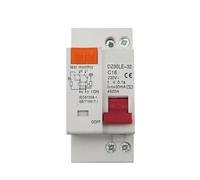 230V 1P+N Residual Current Circuit Breaker With Over And Short Current Leakage Protection RCBO MCB 6-63A AUOQKQUT(50A)