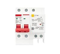 230V 2P SPD Residual Current Circuit Breaker With Overload Overvoltage RCBO RCCB With Lightning Protection MCB Leakage Protector(50A)