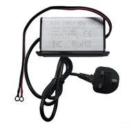 230V AC to 12V DC Converter Adapter for 5KW / 8KW All-in-One Diesel Air Heater, 300W 25A Power Supply with Overload and Overheat Protection, Ideal for RV, Camper, Caravan or Indoor Garage Heating (B)