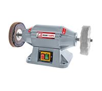 230V BENCH POLISHING MACHINE 150MM 520W GRINDER POLISHER METAL HOLZMANN DSM150PS