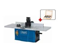 230V BENCH / TOP SHAPER ROUTER TABLE SCHEPPACH HF50 + CUTTER SET 8 Ø MM